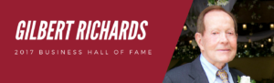 Gilbert Richards Business Hall of Fame Banner