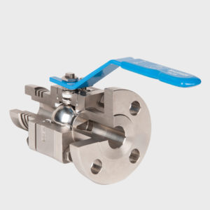 Three Piece Characterized Seat Ball Valve