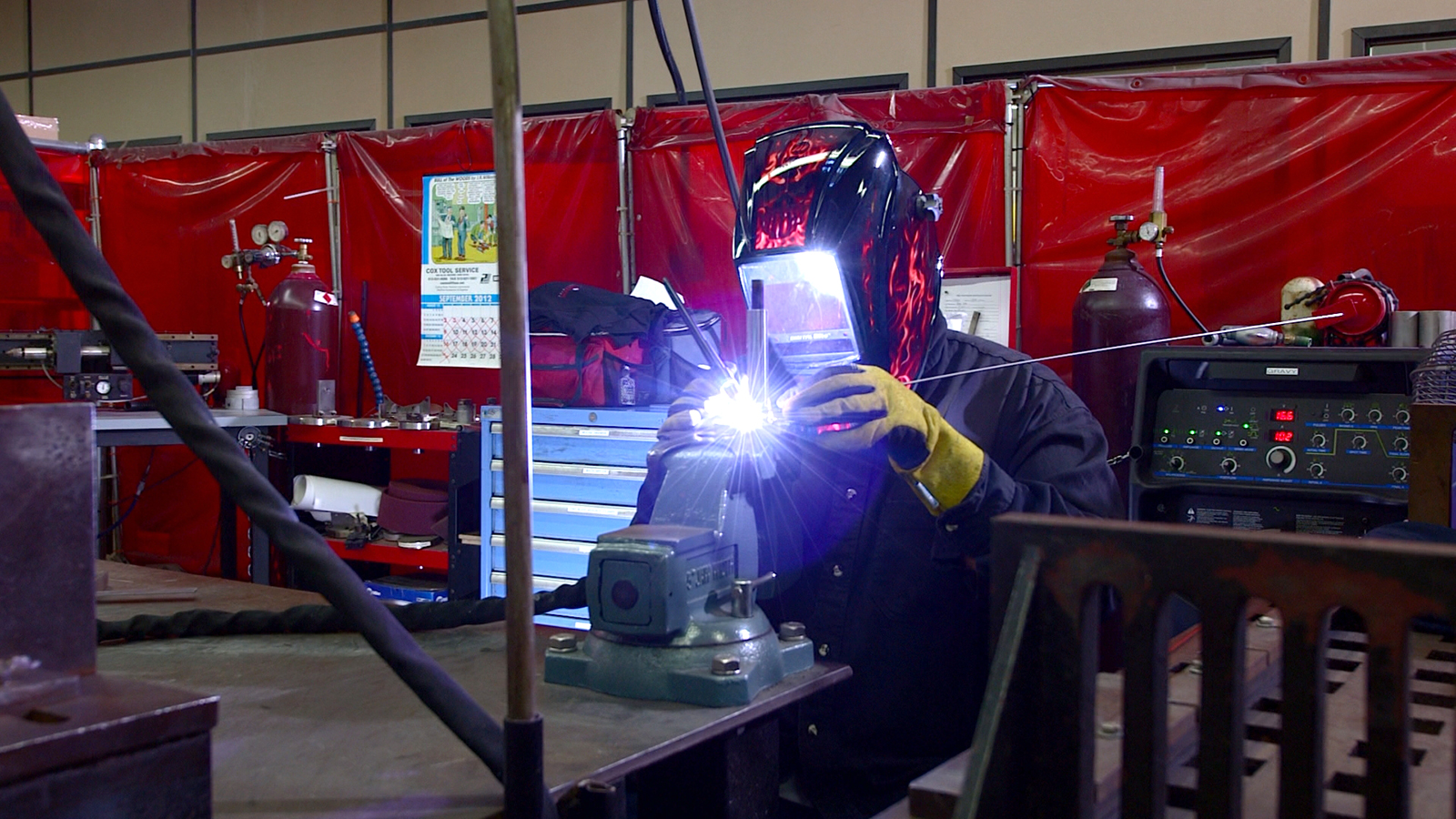 Picture of a Welder at Richards Industrials