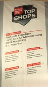Richards Industries Top Shop Awards